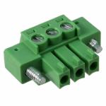 3.50mm & 3.81mm Male Pluggable terminal block With Fixed hole