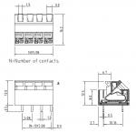 5.08mm Screwless PCB Terminal Block