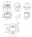 RJ45 SMT Modular Jack Shield