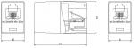 Modular Jack Coupler RJ11/RJ12