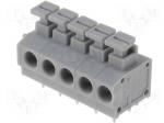 5.00mm Screwless PCB Terminal Block