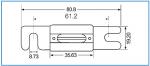 Automotive Bolt-down Fuse 