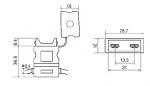 Inline Fuse Holder For Medium Automotive Fuse Blade