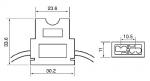 Inline Fuse Holder For Medium Automotive Fuse Blade