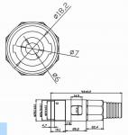 Loudspeaker Connector 4 Pole