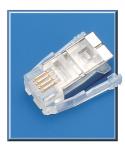 Modular Plug Shield RJ9/RJ10/RJ22  