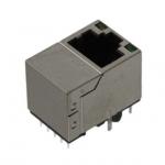 RJ45 Modular Jack with LED/Transformer (Vertical PCB Mount)