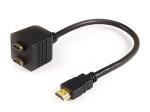 HDMI A male to 2 HDMI A female cable