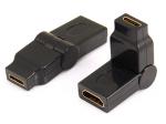 HDMI mini female to HDMI A female adaptor,swing type