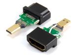 HDMI A female to,HDMI micro male,adaptor