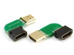 HDMI A male to HDMI A female adaptor,90? angle type