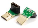 HDMI A male to HDMI A female adaptor,90? angle type