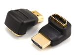 HDMI A male to HDMI A female adaptor,270?angle type