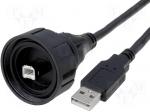 waterproof USB 2.0 connector IP67 