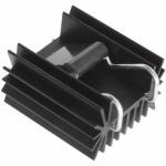 Extruded style heatsink for TO?220,TO?247,TO-264