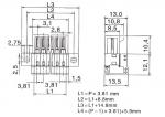 3.81mm Male connectors (fail-safe)