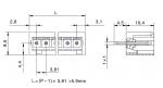 3.81mm Solder pin holder (fail-safe)