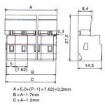 7.62mm Male MCS connectors