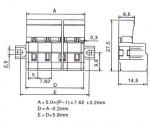 7.62mm Male MCS connectors