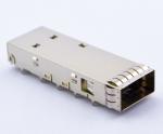 QSFP+ Cage 1x1 Solder Connector