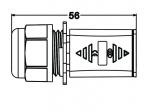 IP65 RJ45 PLUG with Metal shell