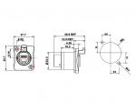 IP65 RJ45 Jack PUSH type