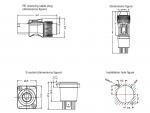 IP65 PowerCon Right type 3Pin