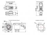 IP65 PowerCon Left type 3Pin