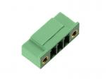 3.50mm & 3.81mm Female Pluggable terminal block Right Angle With Fixed hole