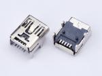 5P B type R/A SMD Mini USB connector socket