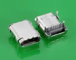 24P DIP+SMD L=10.0mm USB 3.1 type C connector female socket 