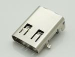 24P DIP+SMD L=12.0mm USB 3.1 type C connector female socket 