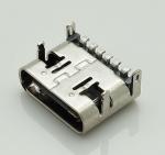 6P SMD USB 3.1 type C connector female socket